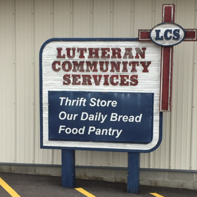 Lutheran Community Services sign